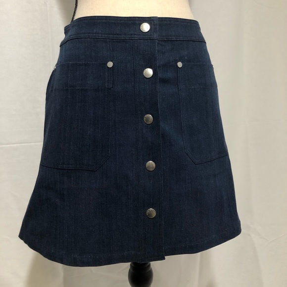 Rag & Bone Siggy Skirt Indigo Skiggy Skirt - Picture 2 of 7